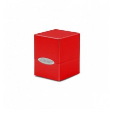 ULTRA PRO - DECK BOX - SATIN CUBE - APPLE RED